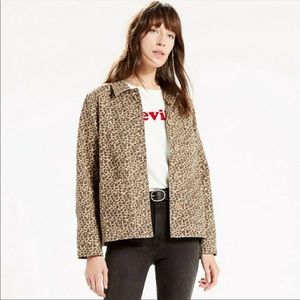 Levi’s Leopard Print Chore Jacket